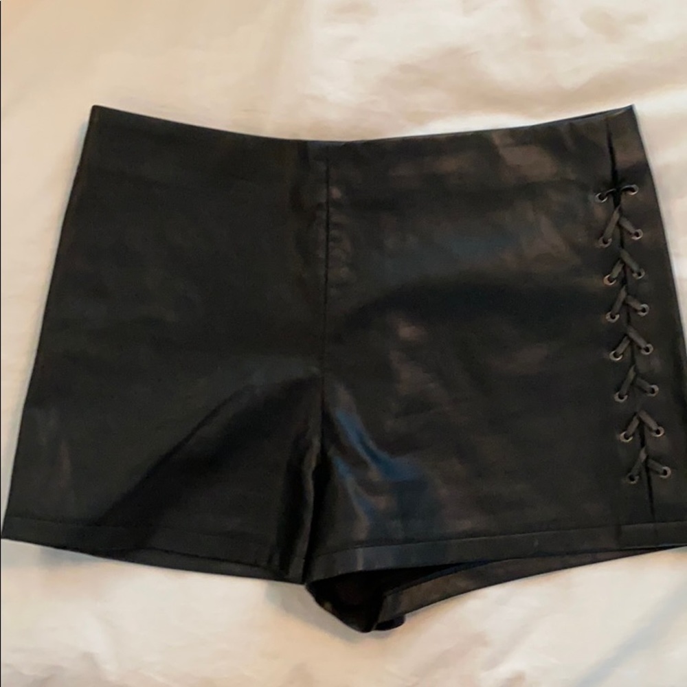 Forever 21 Leather Shorts
